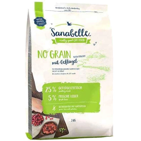 Sanabelle Poultry Tahılsız Kedi Maması 10 Kg