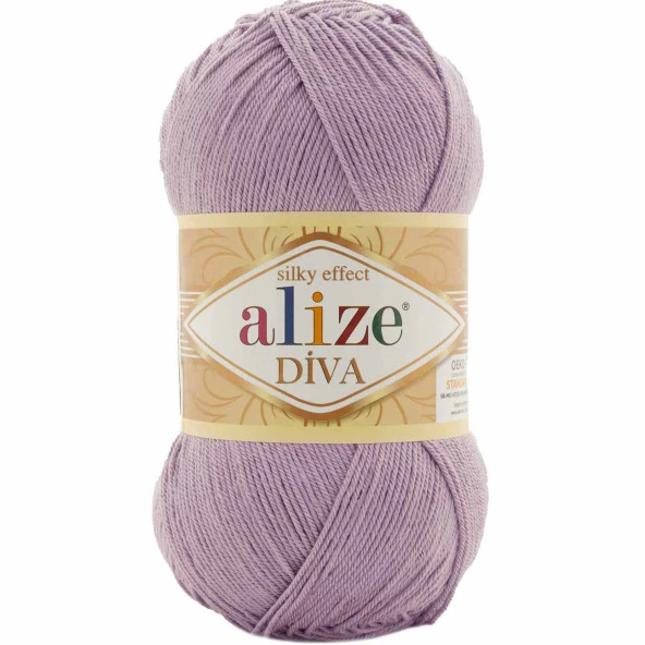 Alize Diva El Örgü İpi 505 Pastel Lila