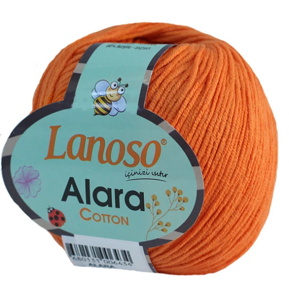 Lanoso Alara Amigurumi Örgü İpi 934 Turuncu