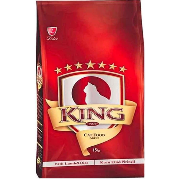 King Kuzu Etli Kedi Maması 15 Kg