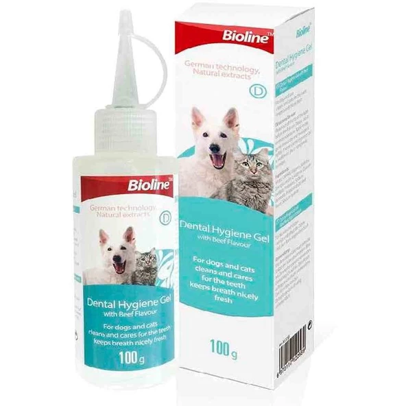Bioline Biftek Aromalı Kedi ve Köpek Ağız Bakım Sıvısı 100 Gr