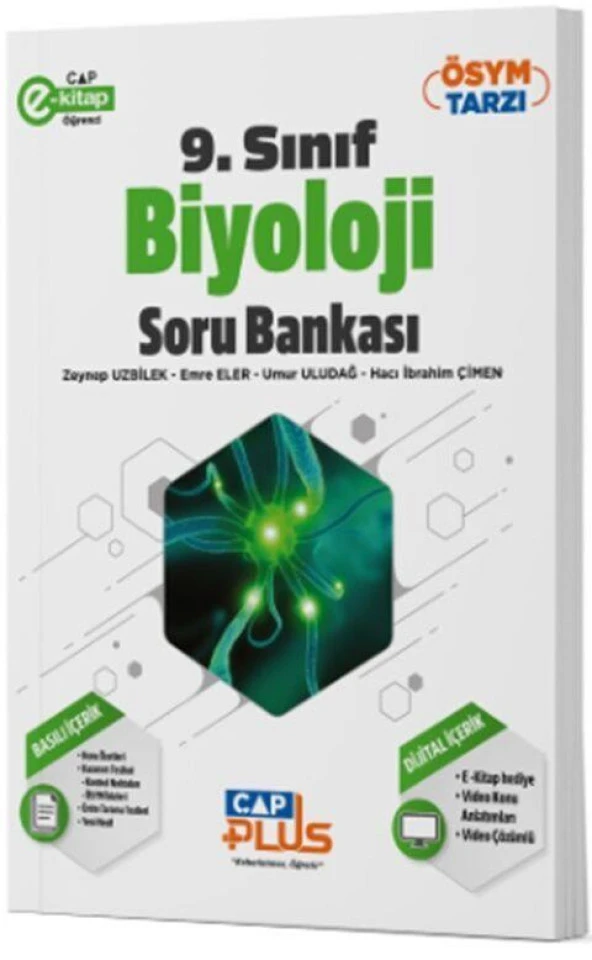 9. Sınıf Anadolu Biyoloji Soru Bankası Çap Yayınları