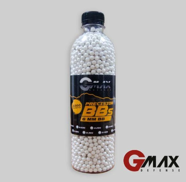 Gmax 0.20 gr Airsoft Bb (3000 adet)