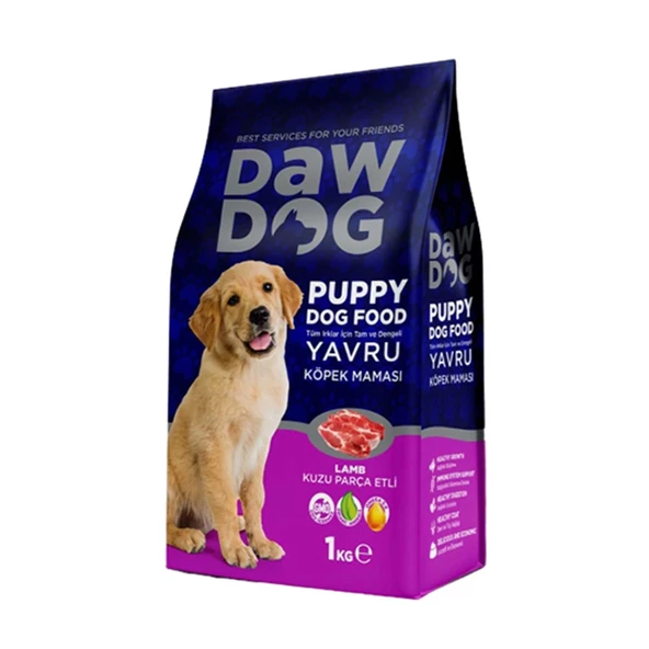 Dawdog Kuzu Etli Prinçli Yavru Köpek Maması 1 Kg