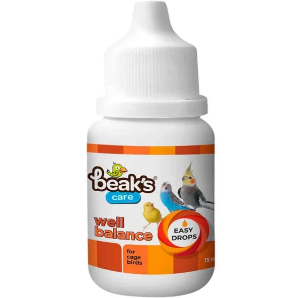 Beaks Well Balance Kuşlar İçin Vitamin 15 Ml