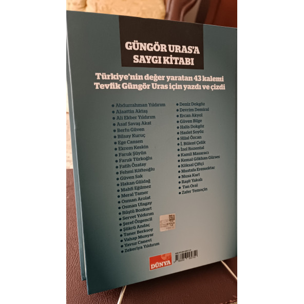 GÜNGÖR URASA SAYGI KİTABI AYŞE TEYZENİN İZİNDE KOMİSYON DÜNYA.Y - 3