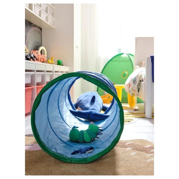 IKEA Dvargmas Oyun Tüneli - 126 cm - Mavi / Yeşil - 6