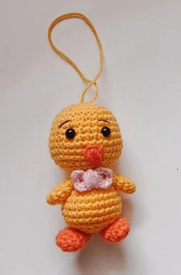 Civ Civ Anahtarlık Amigurumi Organik Oyuncak - 1