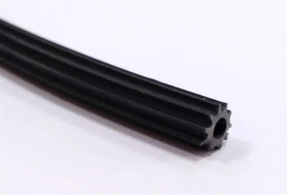 Mavitrend Sineklik Fitili 6 Metre Pmapen Kapı Pencere Sineklik Fitili 5 mm Siyah - 2