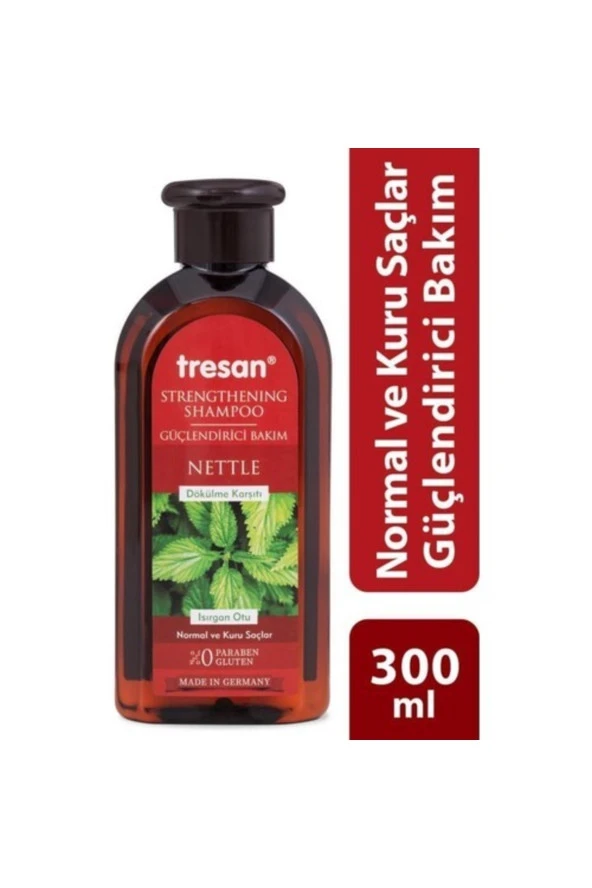 Tresan Güçlendirici Dökülme Karşıtı Isırgan Normal ve Kuru Saçlar İçin Şampuan 300 Ml - 1