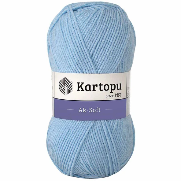 Kartopu Ak-soft El Örgü İpi 544 Mavi