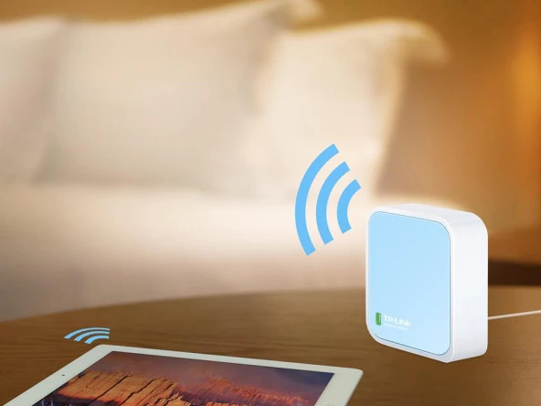 Tp-Link TL-WR802N 300 Mbps 1 Portlu Portatif Router - 6