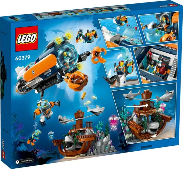 LEGO-60379 City Derin Deniz Keşif Denizaltısı - 2