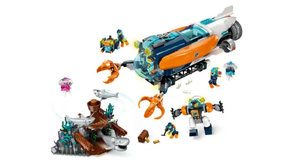 LEGO-60379 City Derin Deniz Keşif Denizaltısı - 6