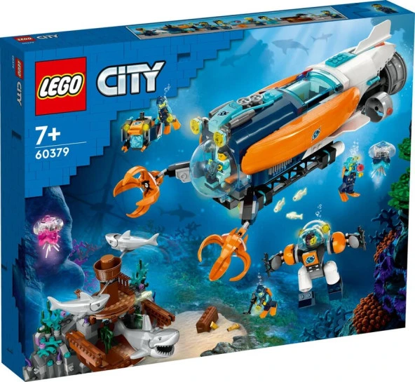 LEGO-60379 City Derin Deniz Keşif Denizaltısı