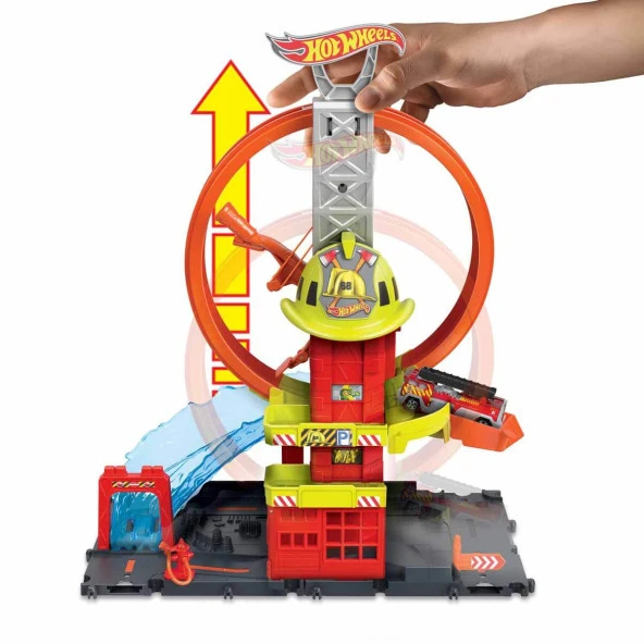 Hot Wheels® Çember Pistli İftaiye İstasyonu HKX41 - 5