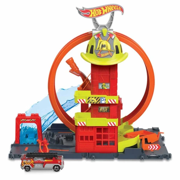 Hot Wheels® Çember Pistli İftaiye İstasyonu HKX41 - 7