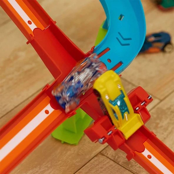 Hot Wheels® Neon Yarışlar Çoklu Yarış Heyecanı Pist Seti HPC07 - 2