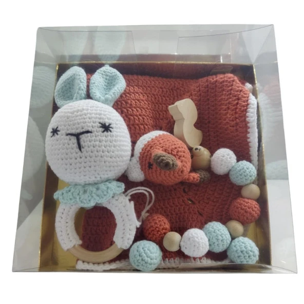 MLB AMİGURUMİ TİLKİ TAVŞAN VE EMZİK TUTACAĞI - 2