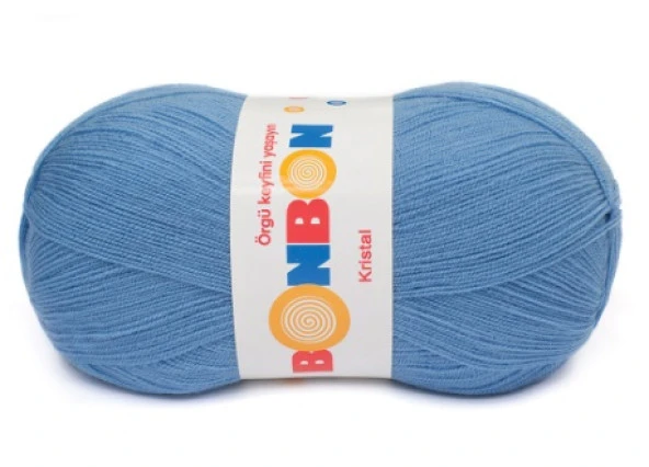 Bonbon Kristal Örgü Lif İpi 98236 Açık Mavi