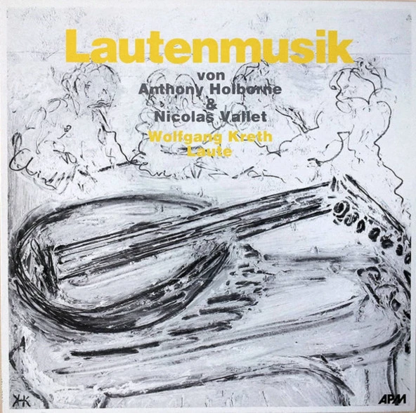 Lautenmusik Von Anthony Holborne & Nicolas Vallet - Wolfgang Kreth Klasik Vinly Plak  alithestereo