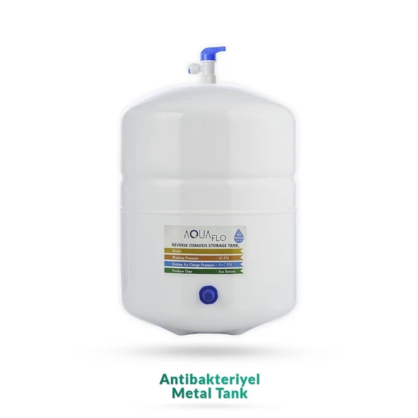Su Arıtma Cihazı için 2.2 Galon (8 Litre) Metal Genleşme Tankı