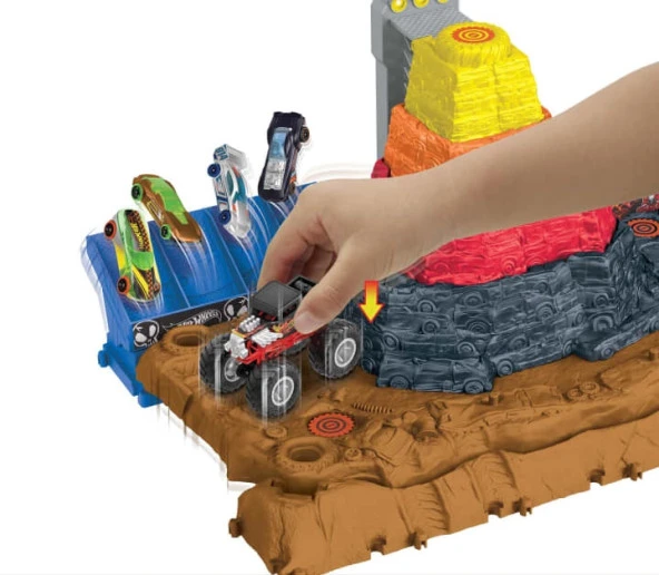 Hot Wheels Monster Trucks Muhteşem Çarpışma Arenası™ HNB96 - 3