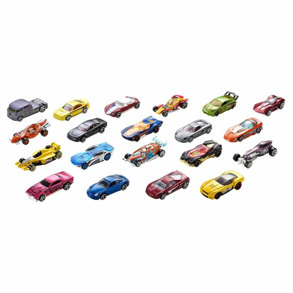 Hot Wheels Yirmili Araba Seti H7045 - 4