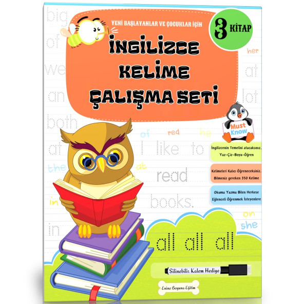 İngilizce Kelime Çalışma Seti (3 Süper Kitap) ürün görseli 1