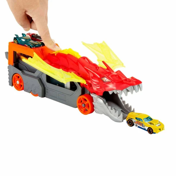 Hot Wheels® Fırlatıcı ve Taşıyıcı Ejderha GTK42 - Resim 4