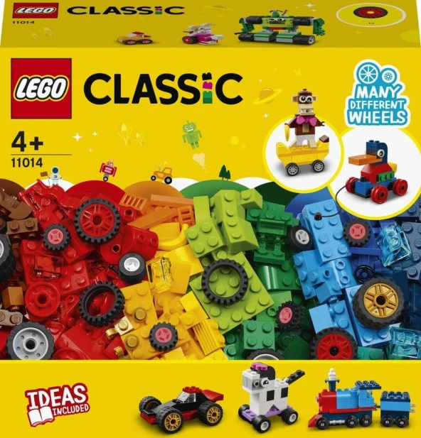 LEGO-11014 Classic Yapım Parçaları ve Tekerlekler