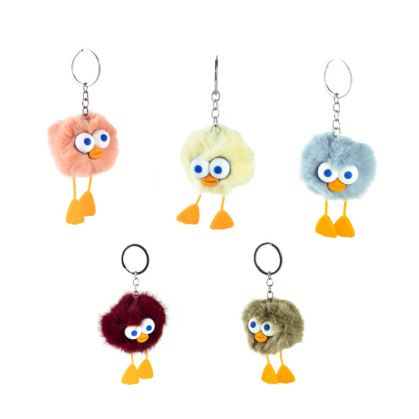 Anahtarlık Pelüş Şaşkın Surat Emoji Anahtarlık - 2