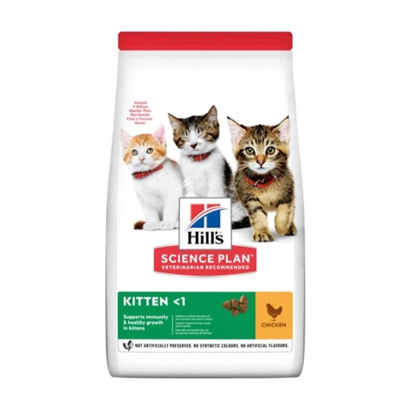 Hill's Kitten Science Plan Tavuk Etli Yavru Kedi Maması 3Kg