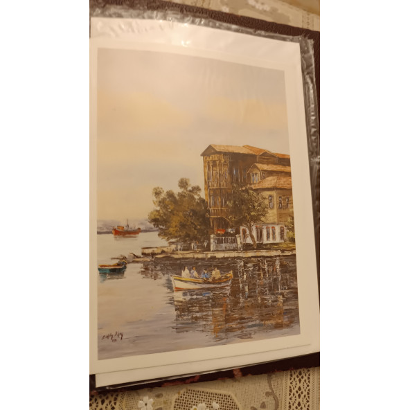 Famous Turkish Painters - Ünlü Türk Ressamları F. OKTAY AKSOY - Baskı Resim - 2