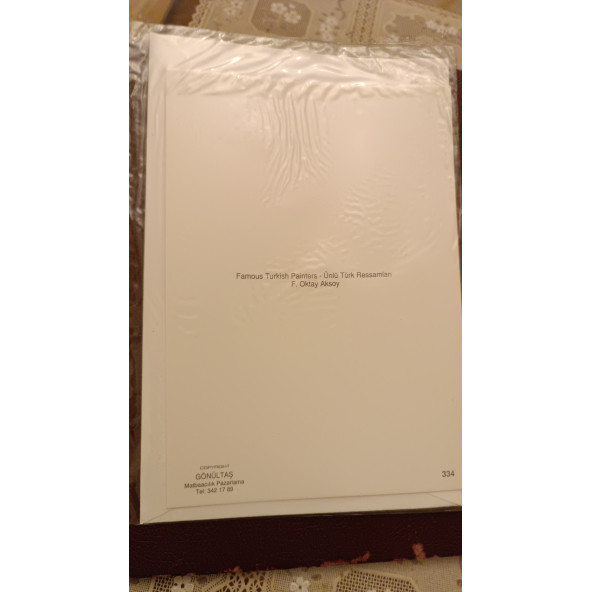 Famous Turkish Painters - Ünlü Türk Ressamları F. OKTAY AKSOY - Baskı Resim - 3