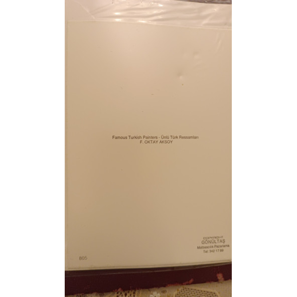 Famous Turkish Painters - Ünlü Türk Ressamları F. OKTAY AKSOY Haydarpaşa Tren Garı- Baskı Resim - 3