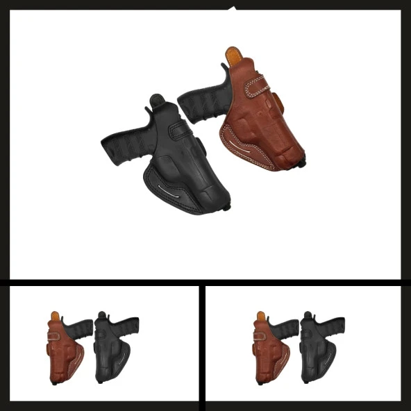 Uyguna-Yakala Sarsılmaz Savage Tek Kanat Kelebek Tabanca Kılıfı-VAK.383 - 2