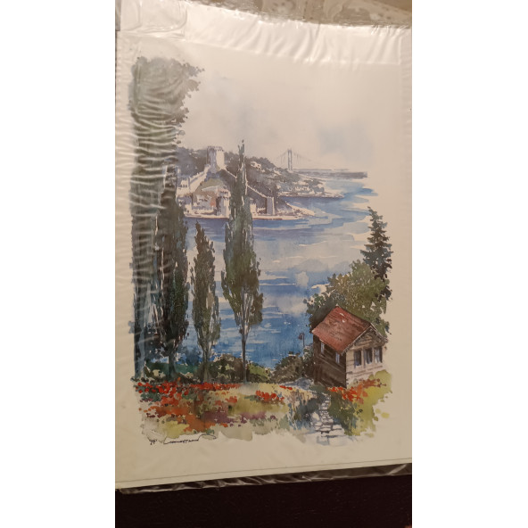 Famous Turkish Painters - Ünlü Türk Ressamları Murat Çakan- Baskı resim - 2