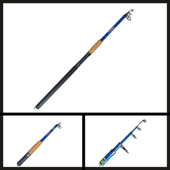 Uyguna-Yakala 100-150 Gr Protackle Sensei 3.00 Mt Teleskopik Kamış Mavi-AMS.034