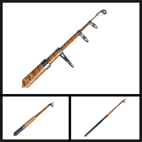 Uyguna-Yakala 100-150 Gr Protackle Sensei 2.70 Mt Teleskopik Kamış Sarı-AMS.033 - Resim 2