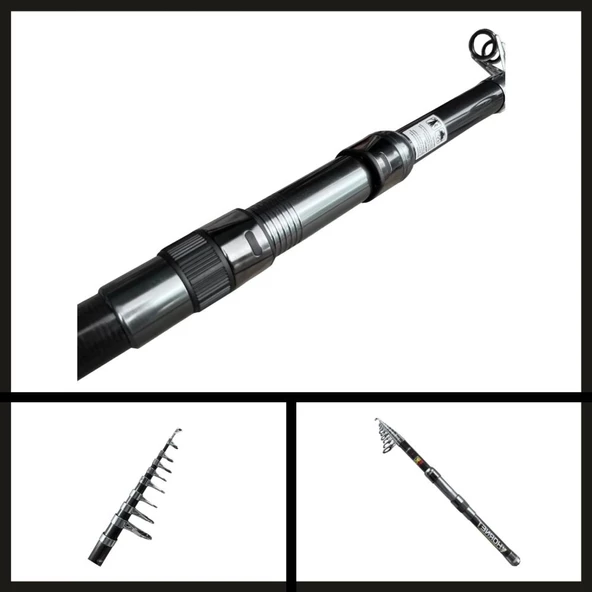 Uyguna-Yakala 30-60 Gr Protackle Hornet 3.00 Mt Tele Spin Kamış-AMS.042 - Resim 2