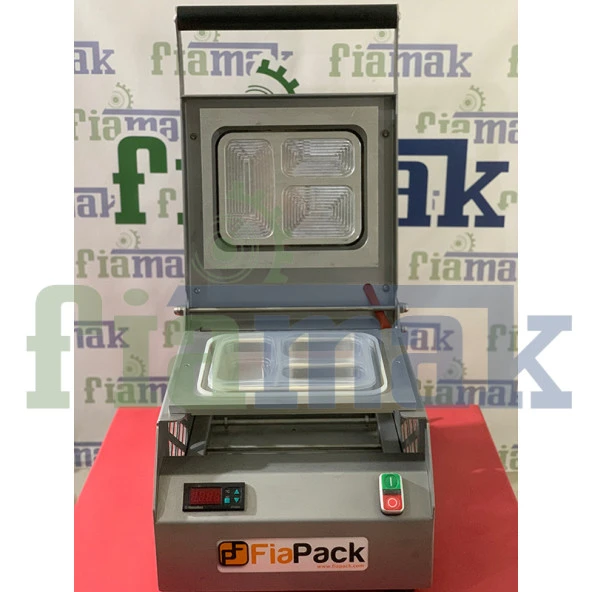 Fiapack Catering Yemek Paketleme Makinesi (3 bölmeli) Tabak Kapatma - 6