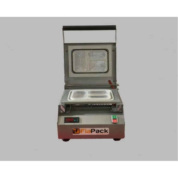 Fiapack Catering Yemek Paketleme Makinesi (3 bölmeli) Tabak Kapatma Makinesi - Kase Kapatma Makinesi
