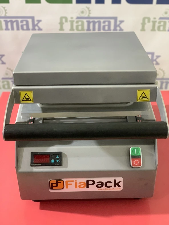 Fiapack Catering Yemek Paketleme Makinesi (3 bölmeli) Tabak Kapatma Makinesi - Kase Kapatma Makinesi - 8