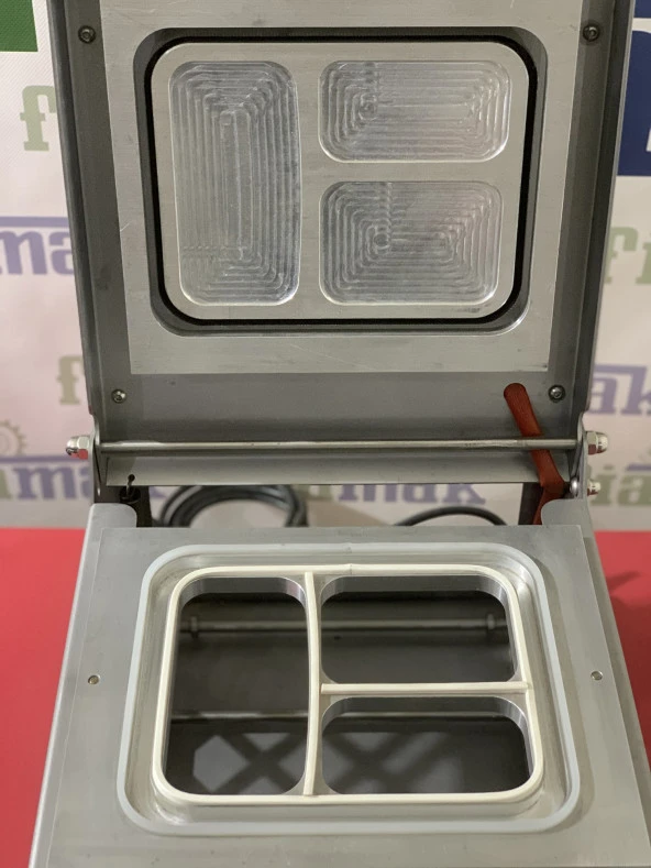 Fiapack Catering Yemek Paketleme Makinesi (3 bölmeli) Tabak Kapatma Makinesi - Kase Kapatma Makinesi - 10