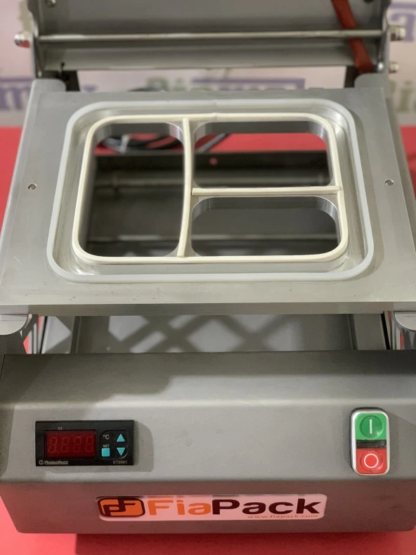 Fiapack Catering Yemek Paketleme Makinesi (3 bölmeli) Tabak Kapatma Makinesi - Kase Kapatma Makinesi - 11
