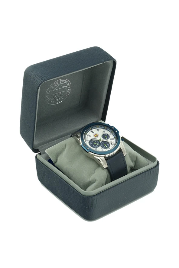 Fenerbahçe Orijinal Lacivert Deri Kordonlu Multifonksiyon Kol Saati - 4