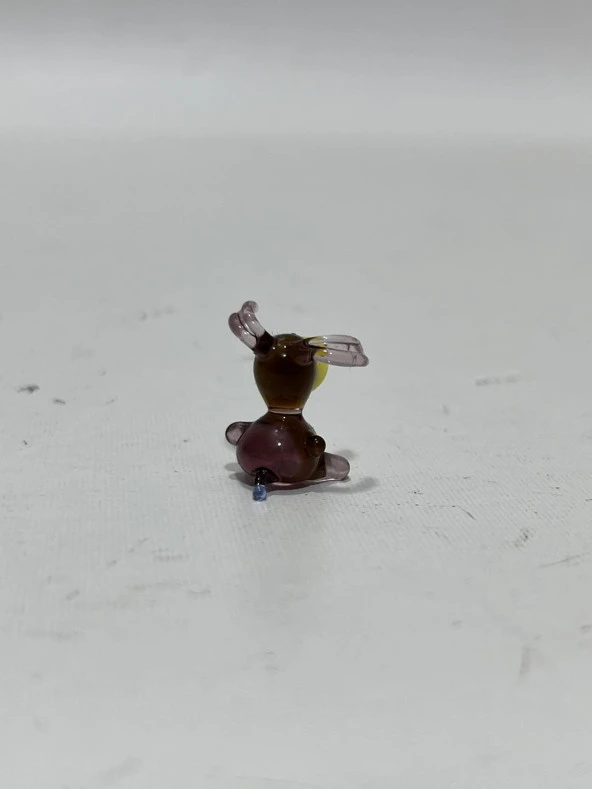 El Yapımı Mini Murano Cam Eşek Biblo A169-07 - Resim 3