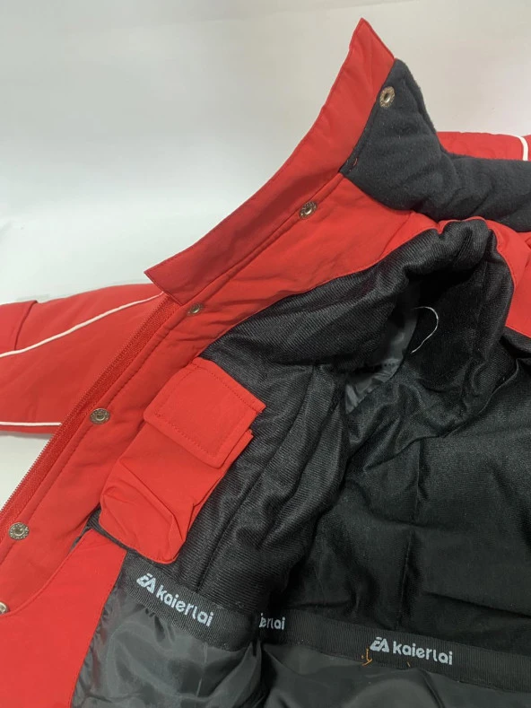 Kaierlai Kcm-702 Çocuk Kırmızı Kayak Montu L Beden - 7