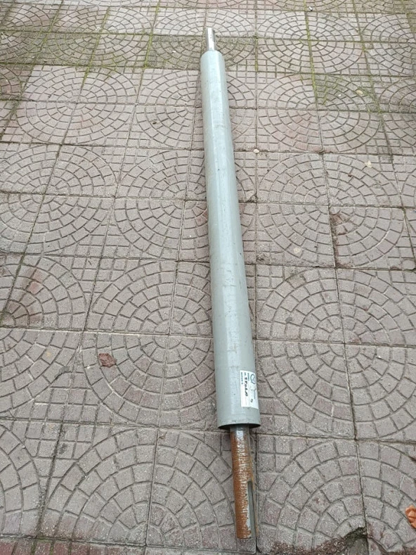 Trihelisel Metal Silindir 230x14cm - Resim 3